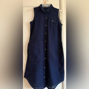 Toad&Co Dark Blue Button-Down Top